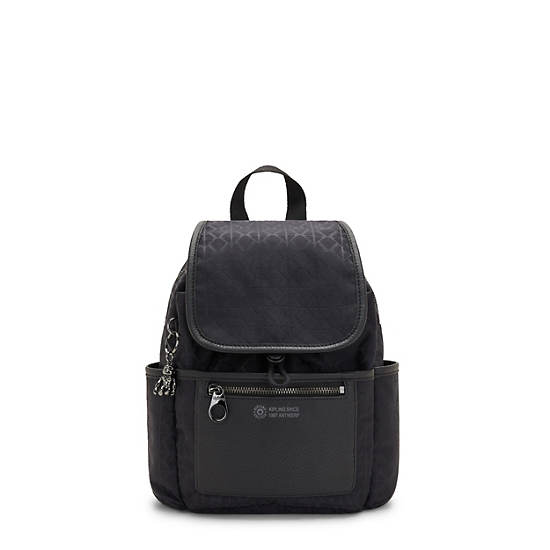 Kipling City Pack Mini Fashion Backpacks Signature Black | CA 1484CT